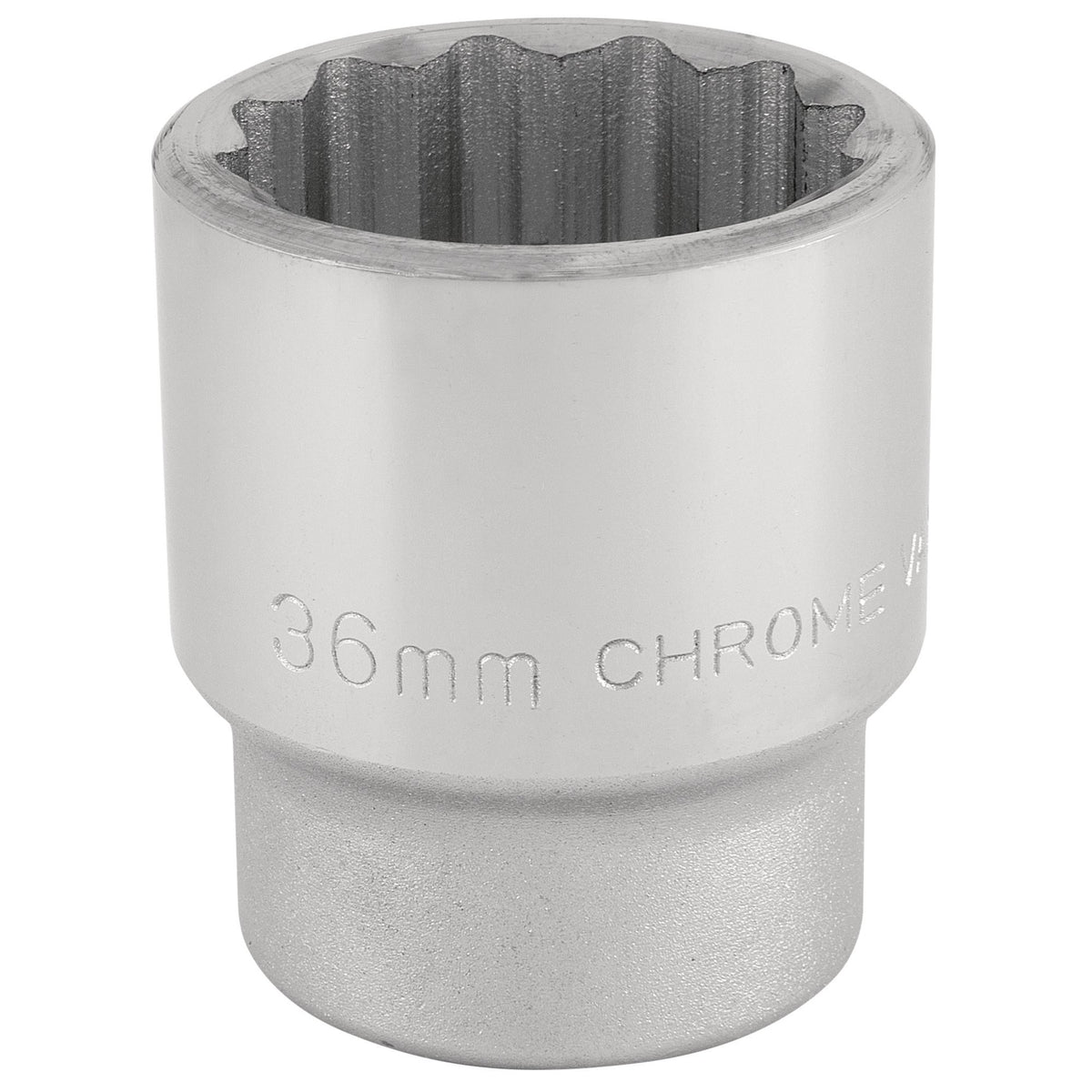 DRAPER 3/4" Square Drive 12 Point Socket (36mm): Model No. T-MM/B