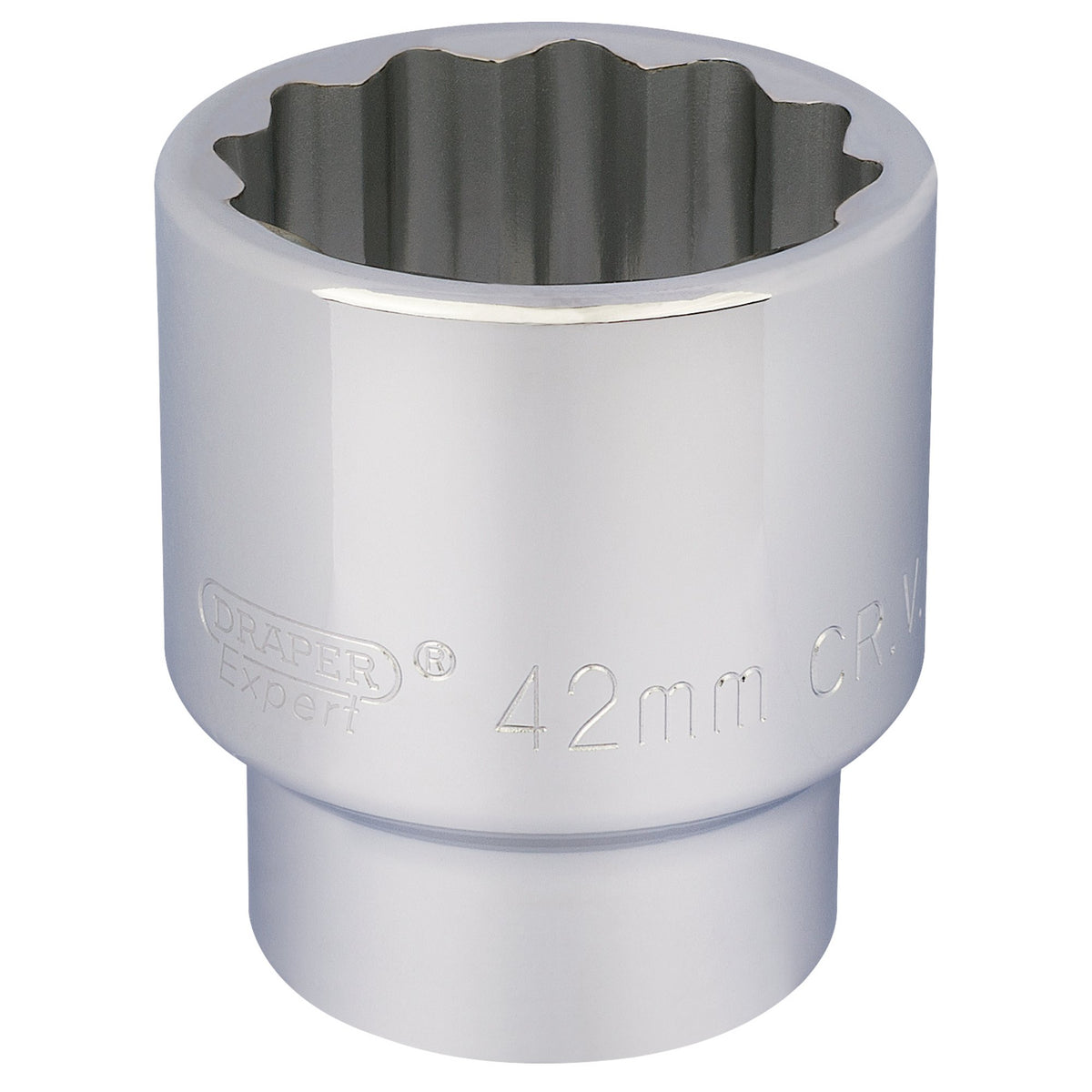 DRAPER 3/4" Square Drive 12 Point Socket (42mm): Model No. T-MM/B