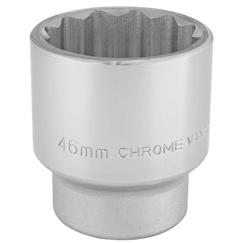 DRAPER 3/4" Square Drive 12 Point Socket (46mm): Model No. T-MM/B