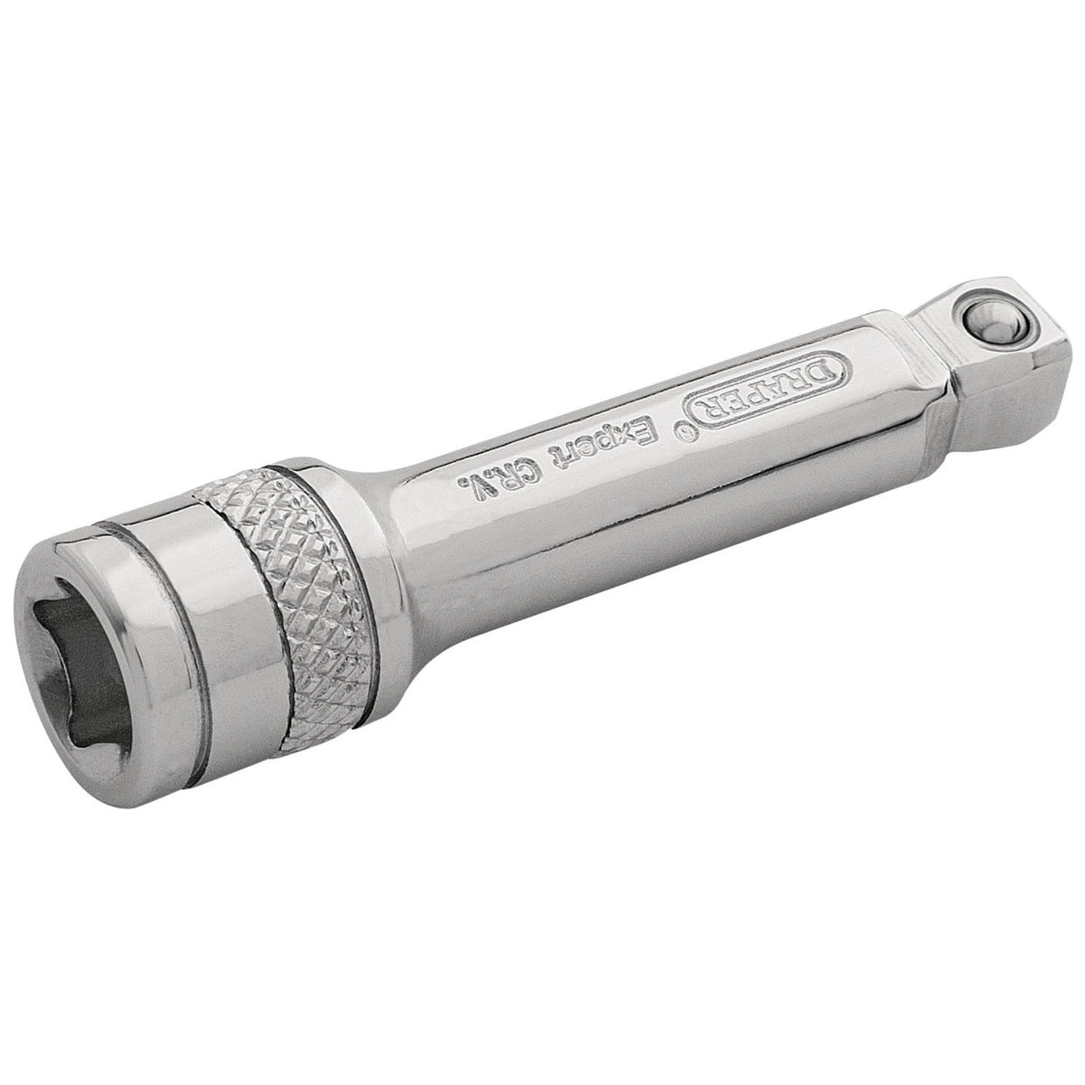 DRAPER 1/4" Square Drive Wobble Extension Bar (50mm): Model No. B-WEXT