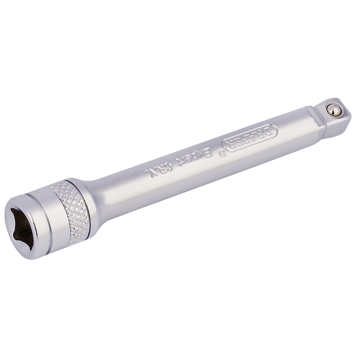 DRAPER 1/4" Square Drive Wobble Extension Bar (75mm): Model No. B-WEXT/MS