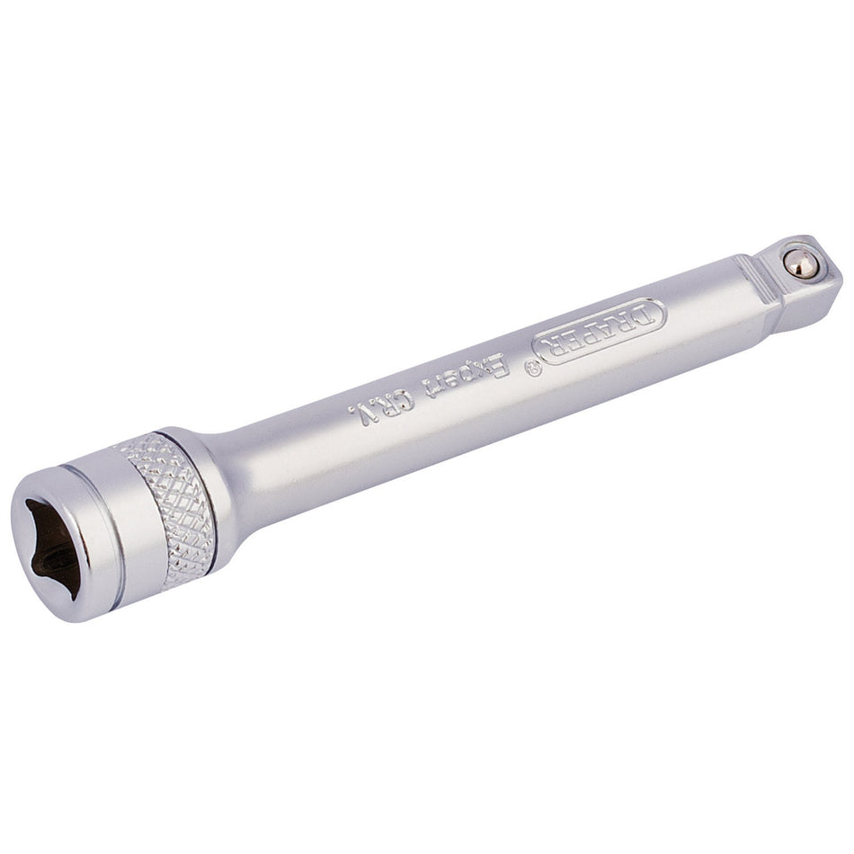 DRAPER 1/4" Square Drive Wobble Extension Bar (75mm): Model No. B-WEXT/MS