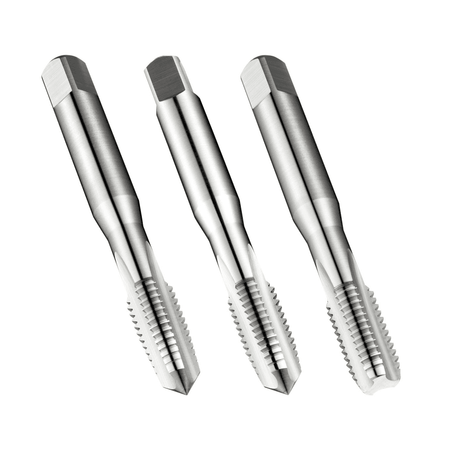 M3 x 0.50 mm HSS METRIC COARSE STRAIGHT FLUTE TAP ISO 529