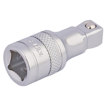 DRAPER 3/8" Square Drive Satin Chrome Wobble Extension Bar (50mm): Model No. D-WEXT/MS