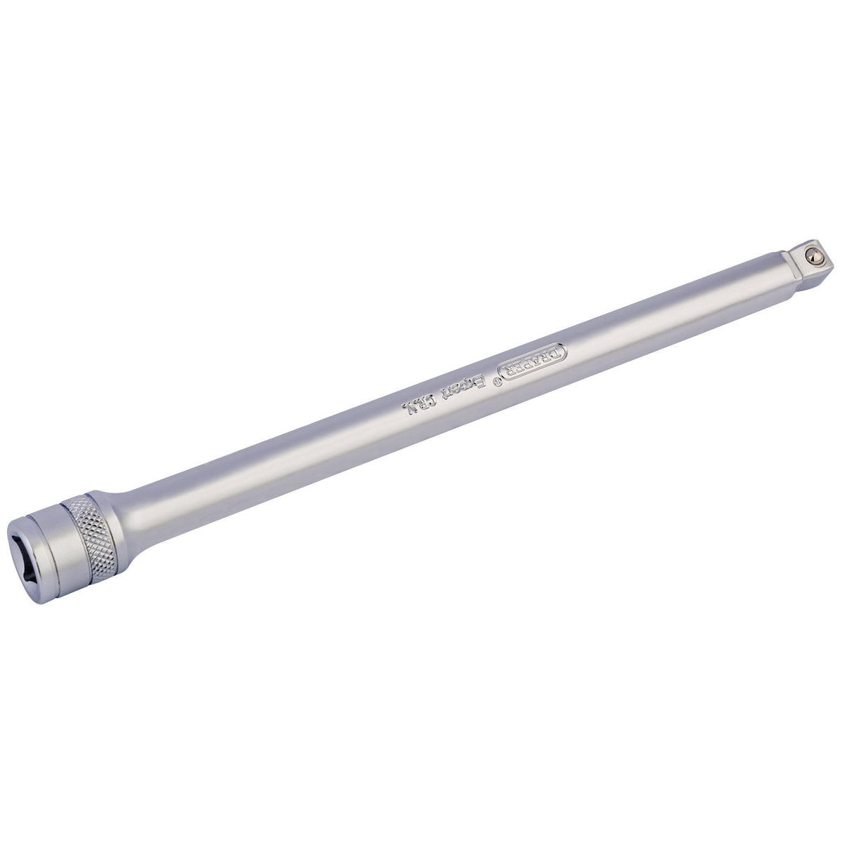 DRAPER 3/8" Square Drive Satin Chrome Wobble Extension Bar (200mm): Model No. D-WEXT/MS