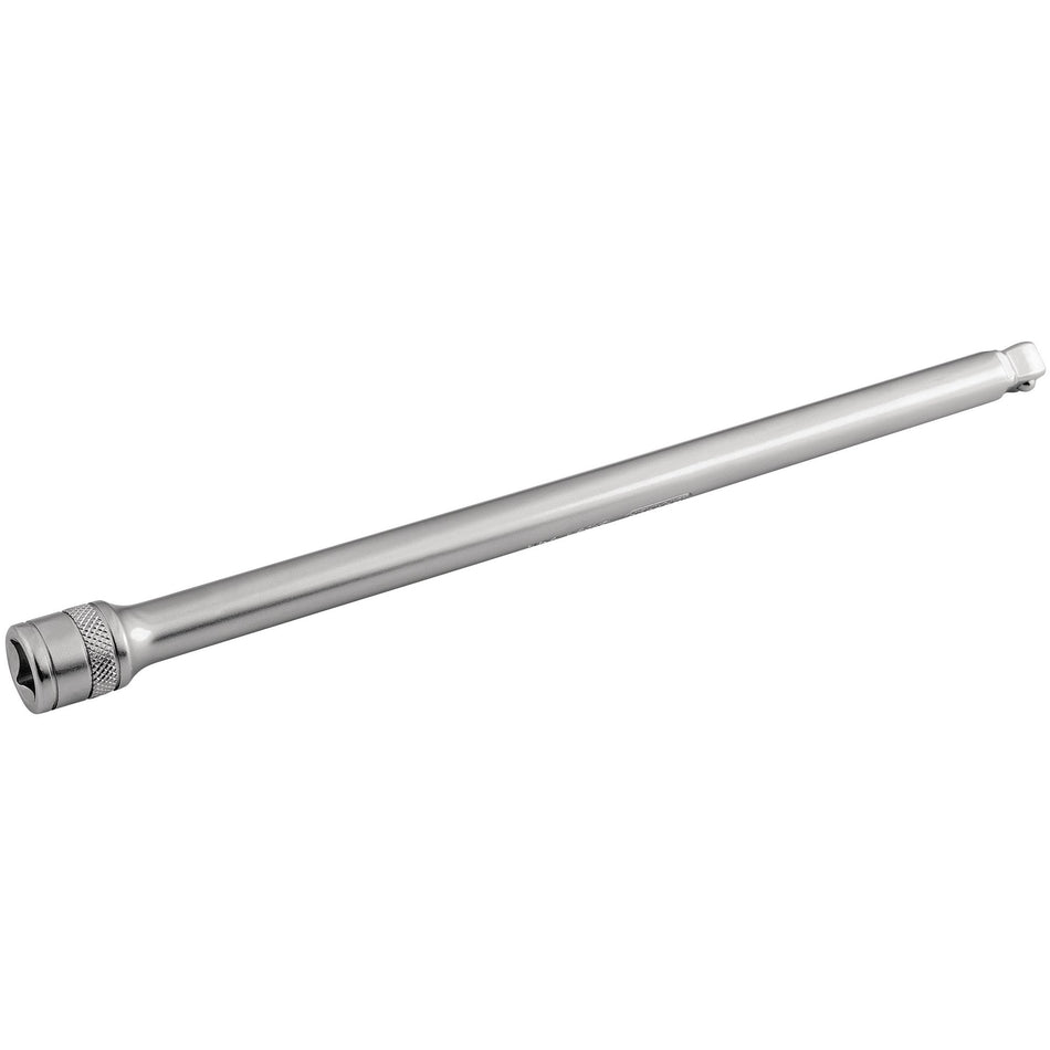 DRAPER 3/8" Square Drive Satin Chrome Wobble Extension Bar (250mm): Model No. D-WEXT/MS