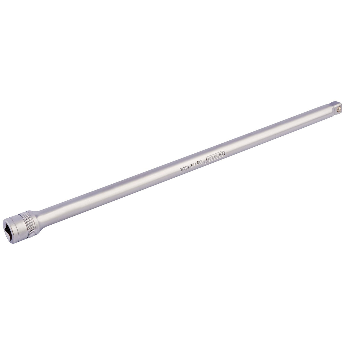 DRAPER 3/8" Square Drive Satin Chrome Wobble Extension Bar (300mm): Model No. D-WEXT/MS