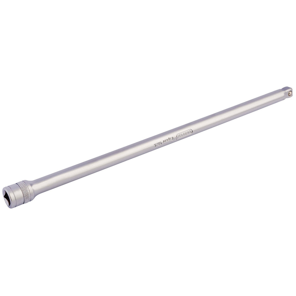 DRAPER 3/8" Square Drive Satin Chrome Wobble Extension Bar (300mm): Model No. D-WEXT/MS