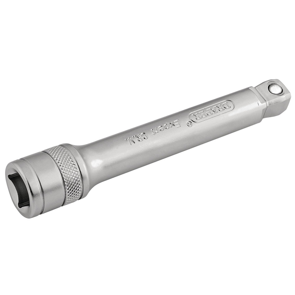 DRAPER 1/2" Square Drive Satin Chrome Wobble Extension Bar (125mm): Model No. H-WEXT/MS
