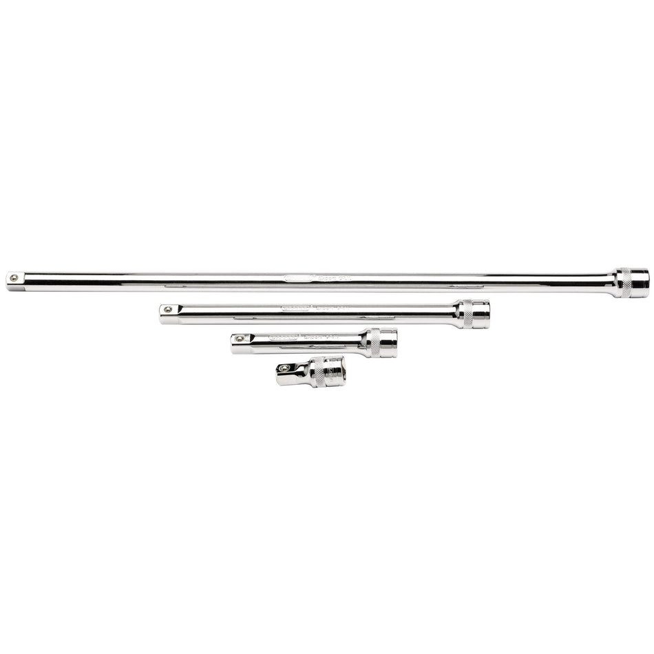 DRAPER 1/2" Square Drive Extension Bar Set (4 Piece): Model No. H-EXT/B/4