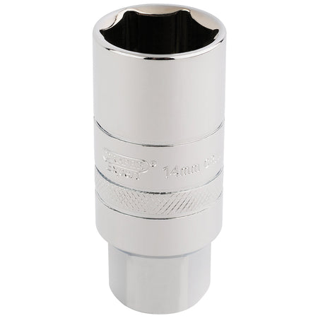 DRAPER 3/8" Square Drive 14mm Thread 6 Point Spark Plug Socket (21mm Socket): Model No. DT-PLUG/B