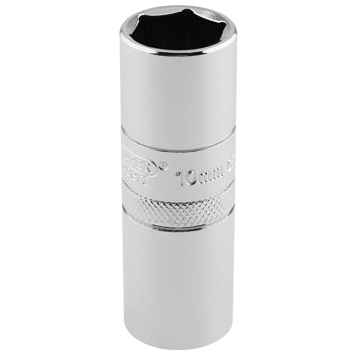 DRAPER 1/2" Square Drive 10mm Thread 6 Point Spark Plug Socket (16mm Socket): Model No. HT-PLUG/B