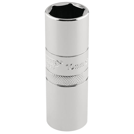 DRAPER 1/2" Square Drive 10mm Thread 6 Point Spark Plug Socket (16mm Socket): Model No. HT-PLUG/B