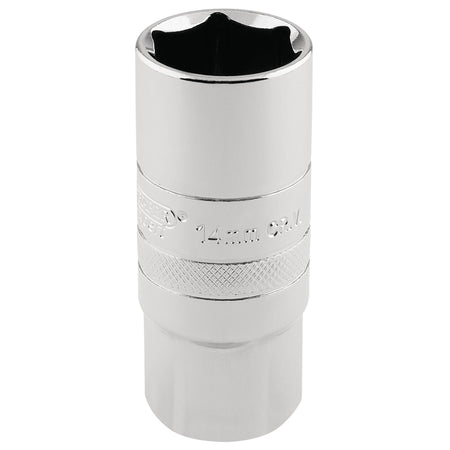 DRAPER 1/2" Square Drive 14mm Thread 6 Point Spark Plug Socket (21mm Socket): Model No. HT-PLUG/B