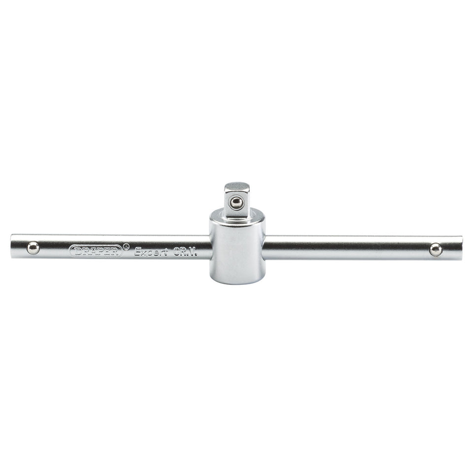 DRAPER 1/4" Square Drive Satin Chrome Sliding T Bar: Model No. B52/MS