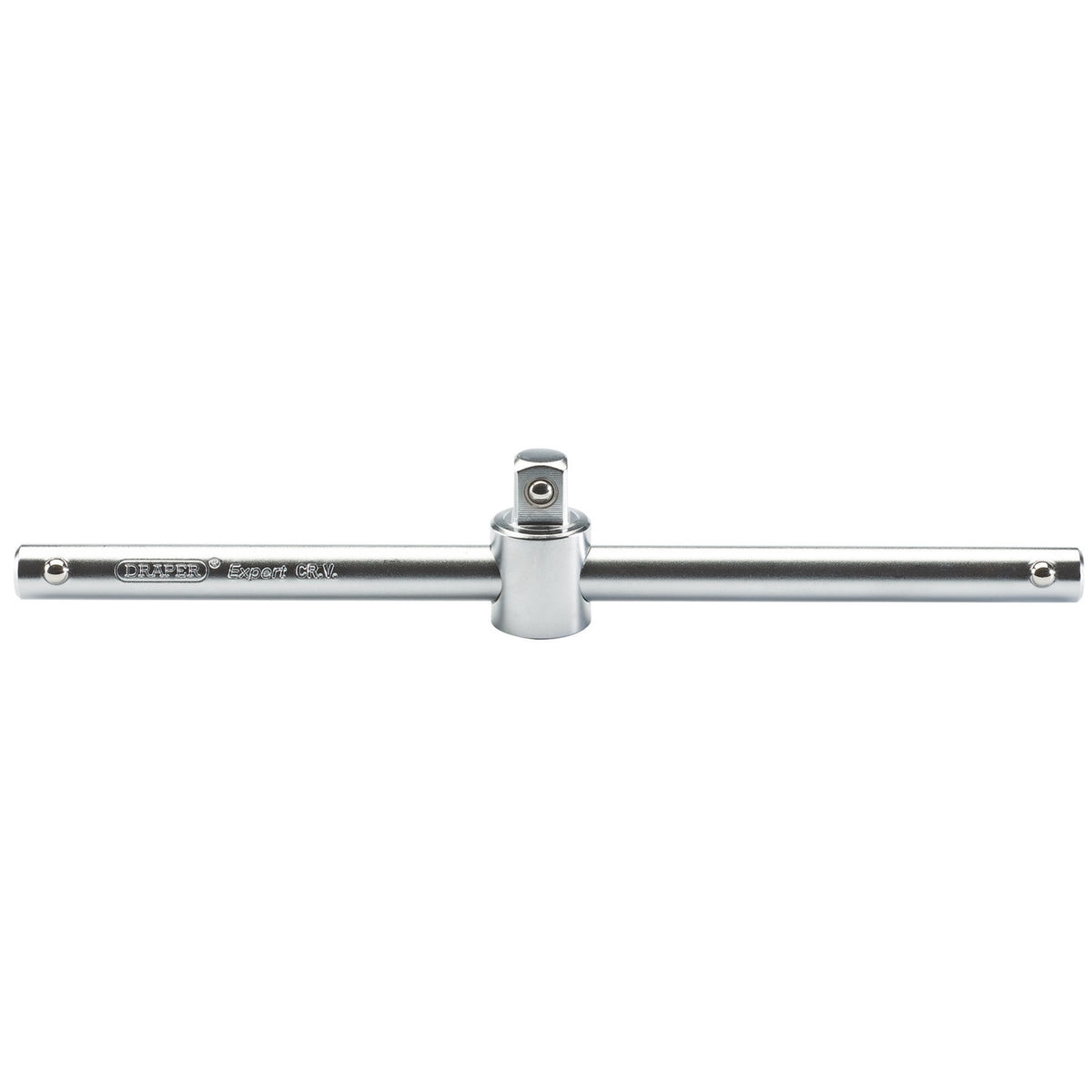 DRAPER 1/2" Square Drive Satin Chrome Sliding T Bar: Model No. H2/MS