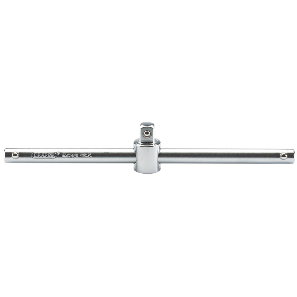 DRAPER 1/2" Square Drive Satin Chrome Sliding T Bar: Model No. H2/MS