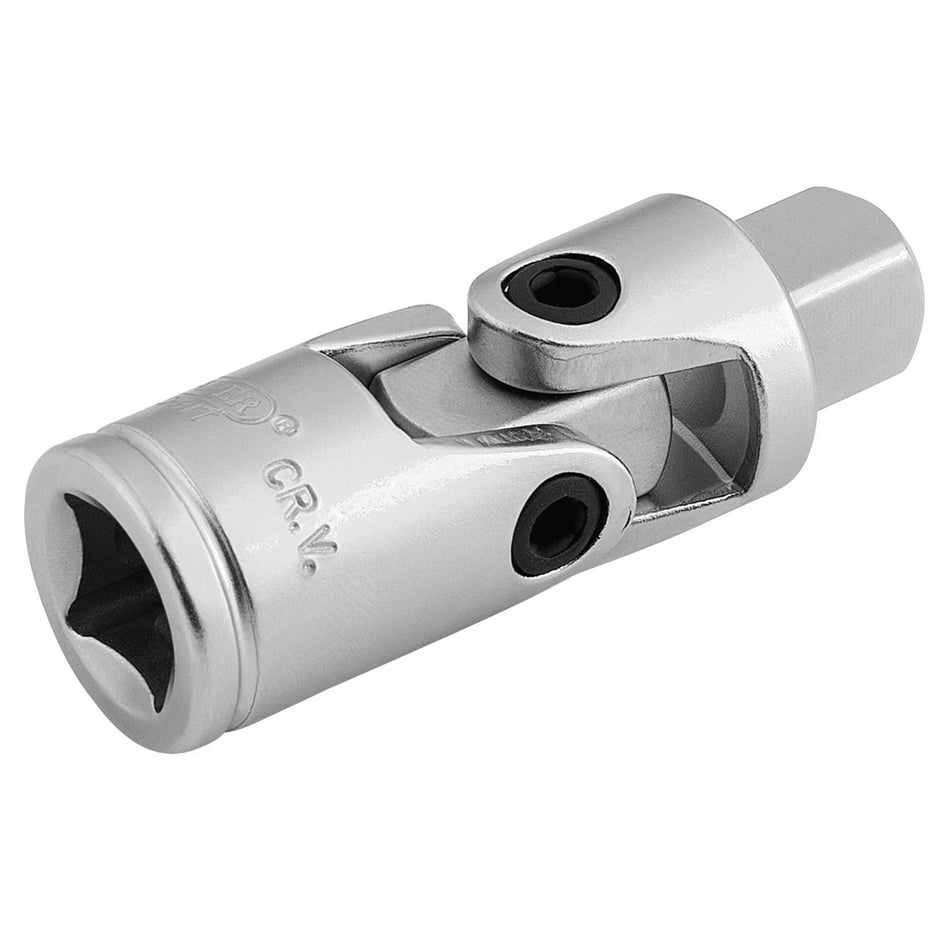 DRAPER 3/8" Square Drive Satin Chrome Universal Joint: Model No. D76/MS