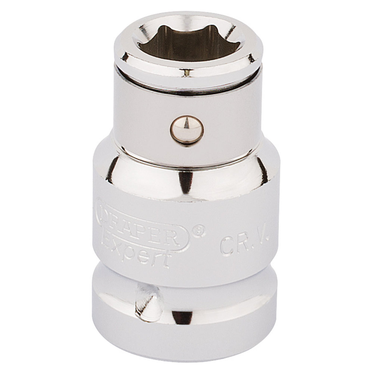 DRAPER 1/2" Square Drive x 10mm Hexagon Screwdriver Bit Holding Socket: Model No. H-BH/C