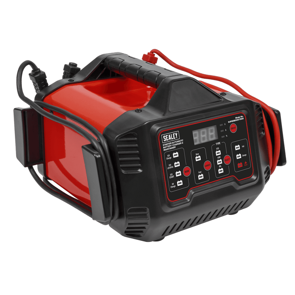 Sealey 6/12V 150A Starter/15A Automatic Battery Charger & Maintainer Model No - SUPERBOOST150D