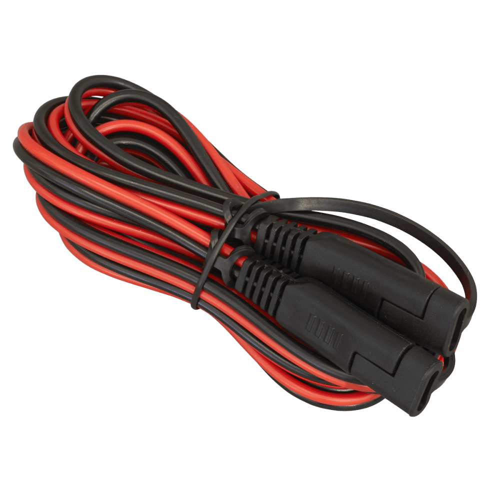 Sealey 12V Battery Charger Extension Cable 3m SAE Connector Plugs Model No - BCC1