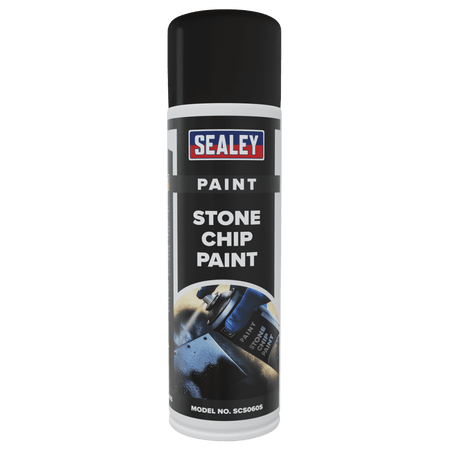 Sealey Stone Chip Paint 500ml - Pack of 6 Model No - SCS060