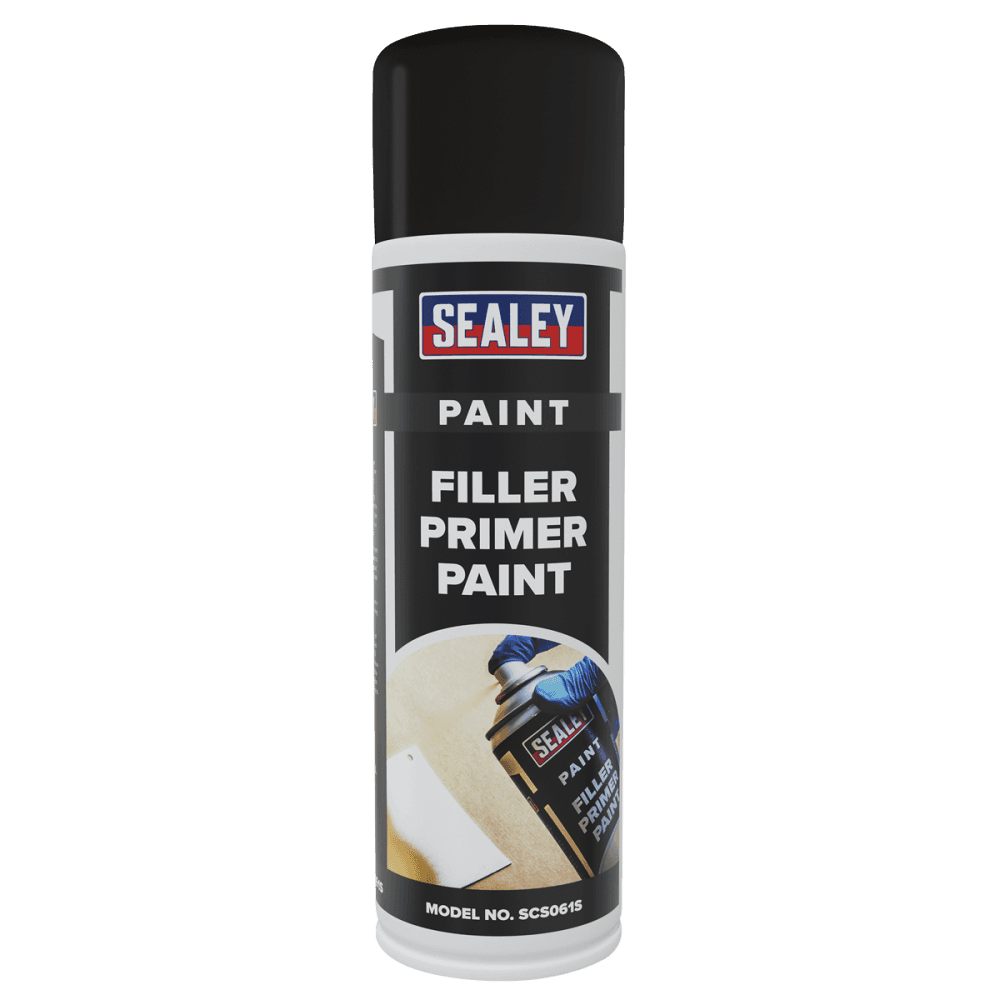 Sealey Filler Primer Paint 500ml - Pack of 6 Model No - SCS061