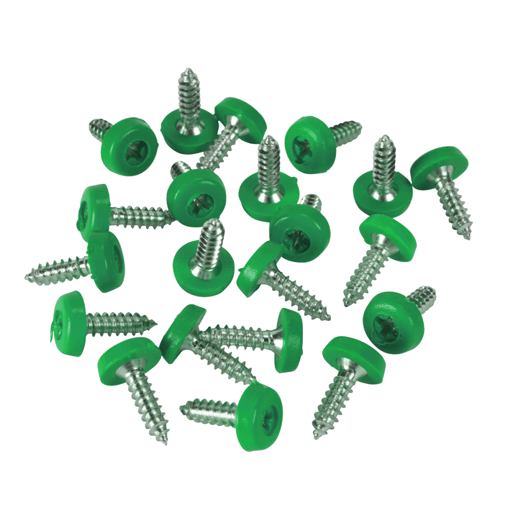 Sealey Green Numberplate Screws 4.8 x 18mm - Pack of 50 Model No - PTNPG