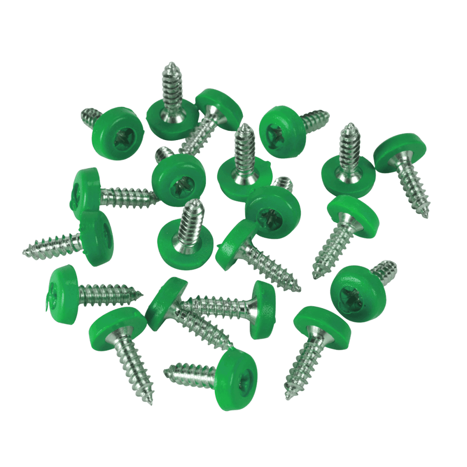 Sealey Green Numberplate Screws 4.8 x 18mm - Pack of 50 Model No - PTNPG