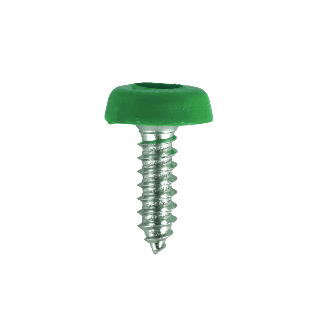 Sealey Green Numberplate Screws 4.8 x 18mm - Pack of 50 Model No - PTNPG