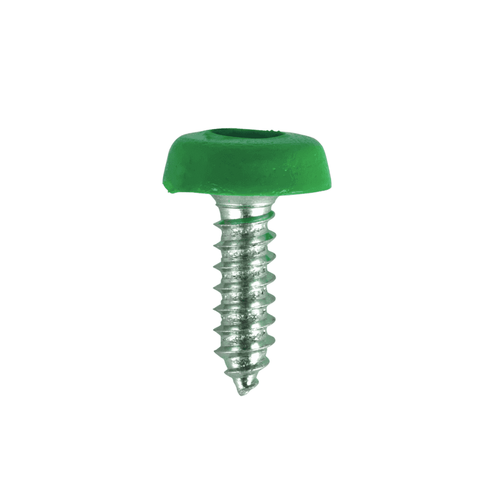 Sealey Green Numberplate Screws 4.8 x 18mm - Pack of 50 Model No - PTNPG