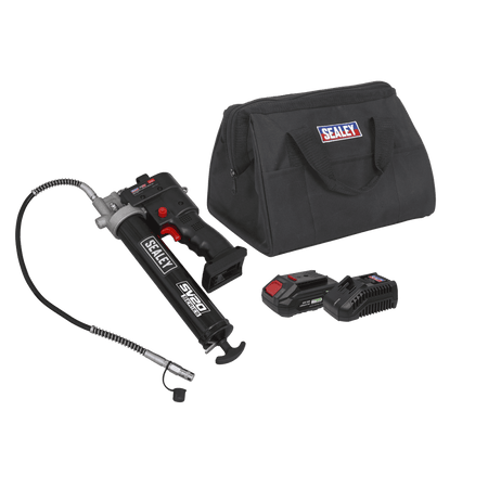 Sealey 20V SV20 Series Grease Gun Kit 2Ah Model No - CP20VGRGKIT1
