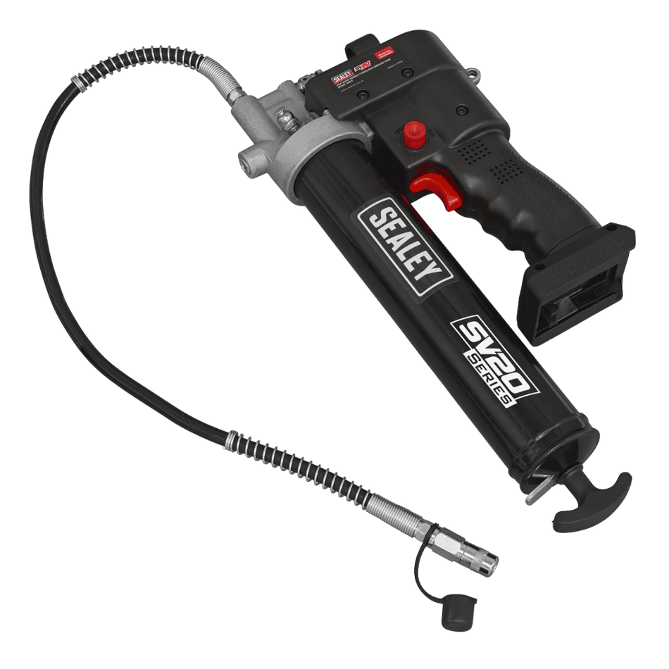 Sealey Cordless Grease Gun 20V SV20 Series - Body Only Model No - CP20VGRG