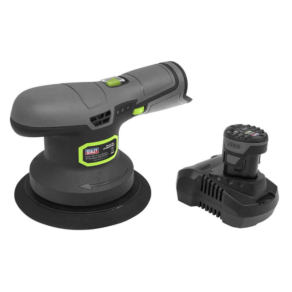 Sealey Dual Action Sander/Polisher Kit 10.8V SV10.8 Series 150mm Model No - CP108VSP