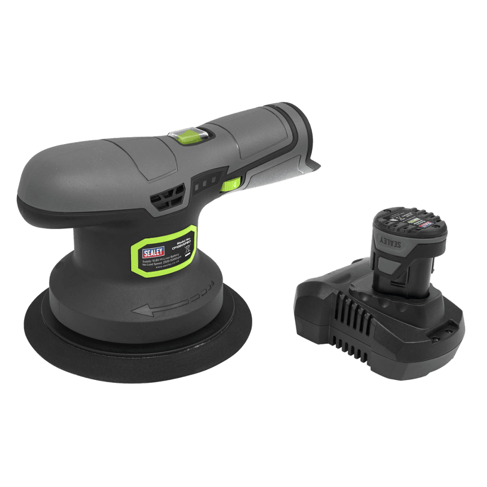Sealey Dual Action Sander/Polisher Kit 10.8V SV10.8 Series 150mm Model No - CP108VSP