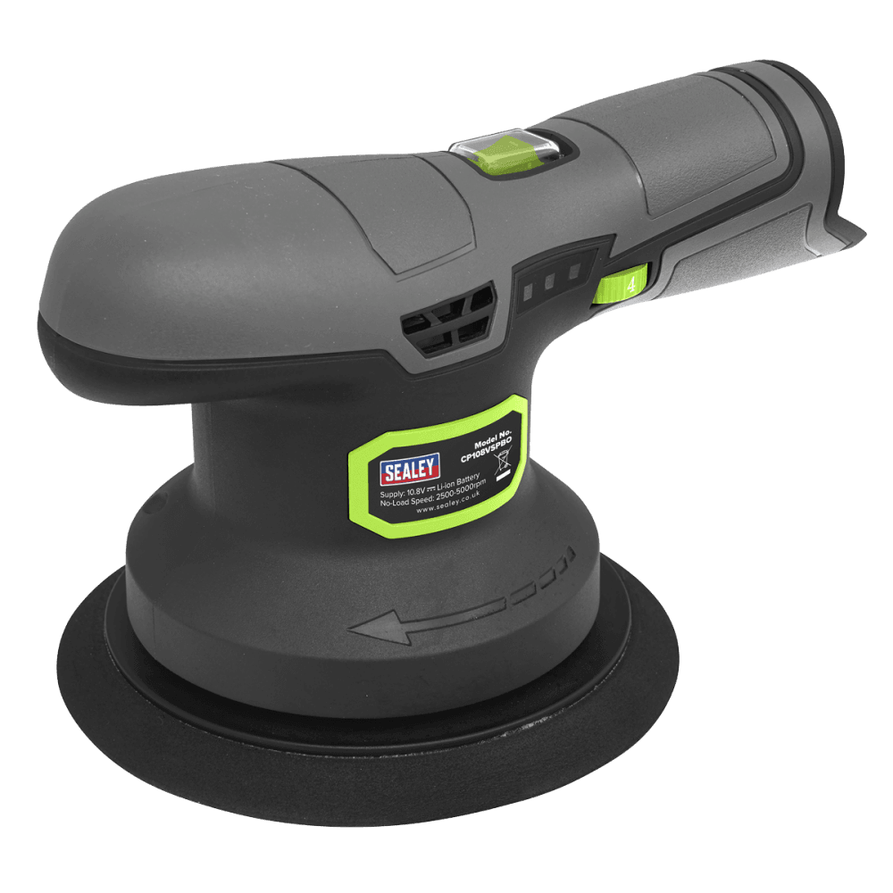 Sealey 150mm Dual Action Sander/Polisher 10.8V SV10.8 Series - Body Only Model No - CP108VSPBO