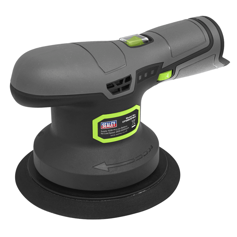 Sealey 150mm Dual Action Sander/Polisher 10.8V SV10.8 Series - Body Only Model No - CP108VSPBO