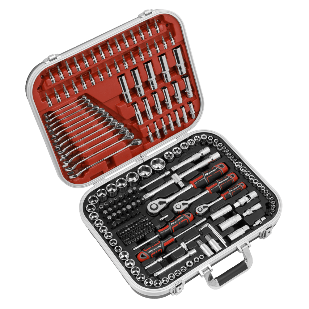 Sealey Socket Set 216pc 1/4", 3/8" & 1/2"Sq Drive WallDriveModel No - AK7982