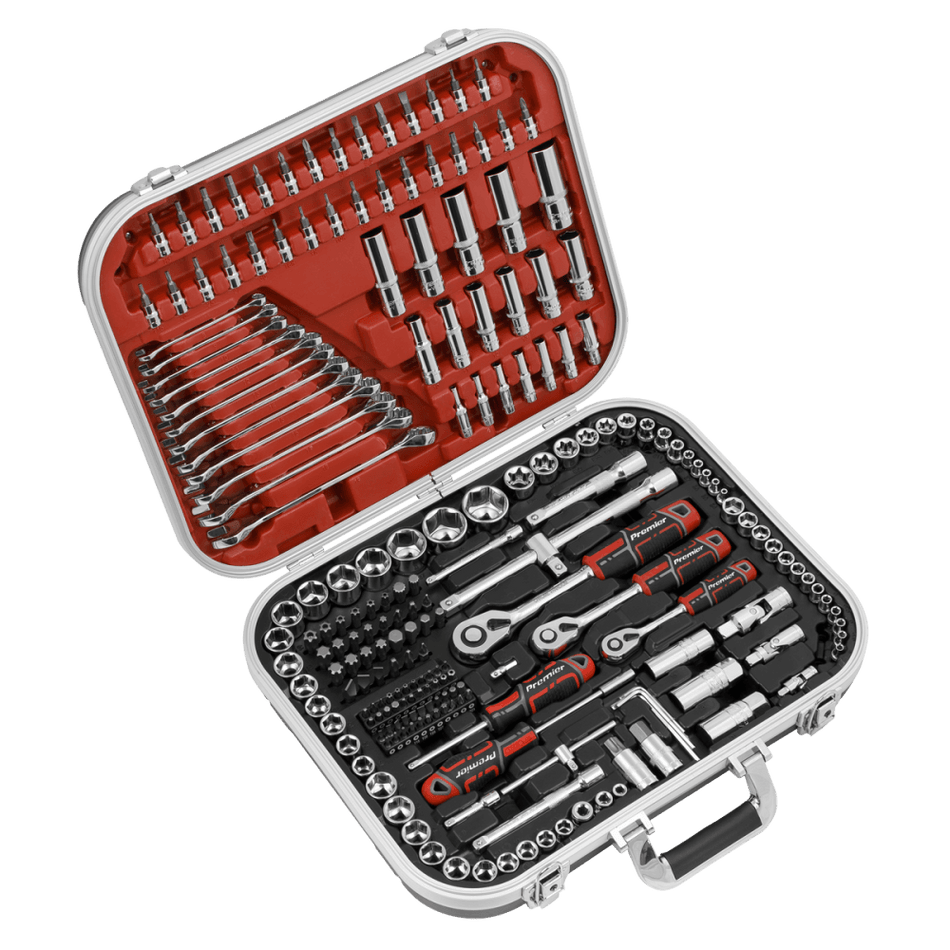 Sealey Socket Set 216pc 1/4", 3/8" & 1/2"Sq Drive WallDriveModel No - AK7982