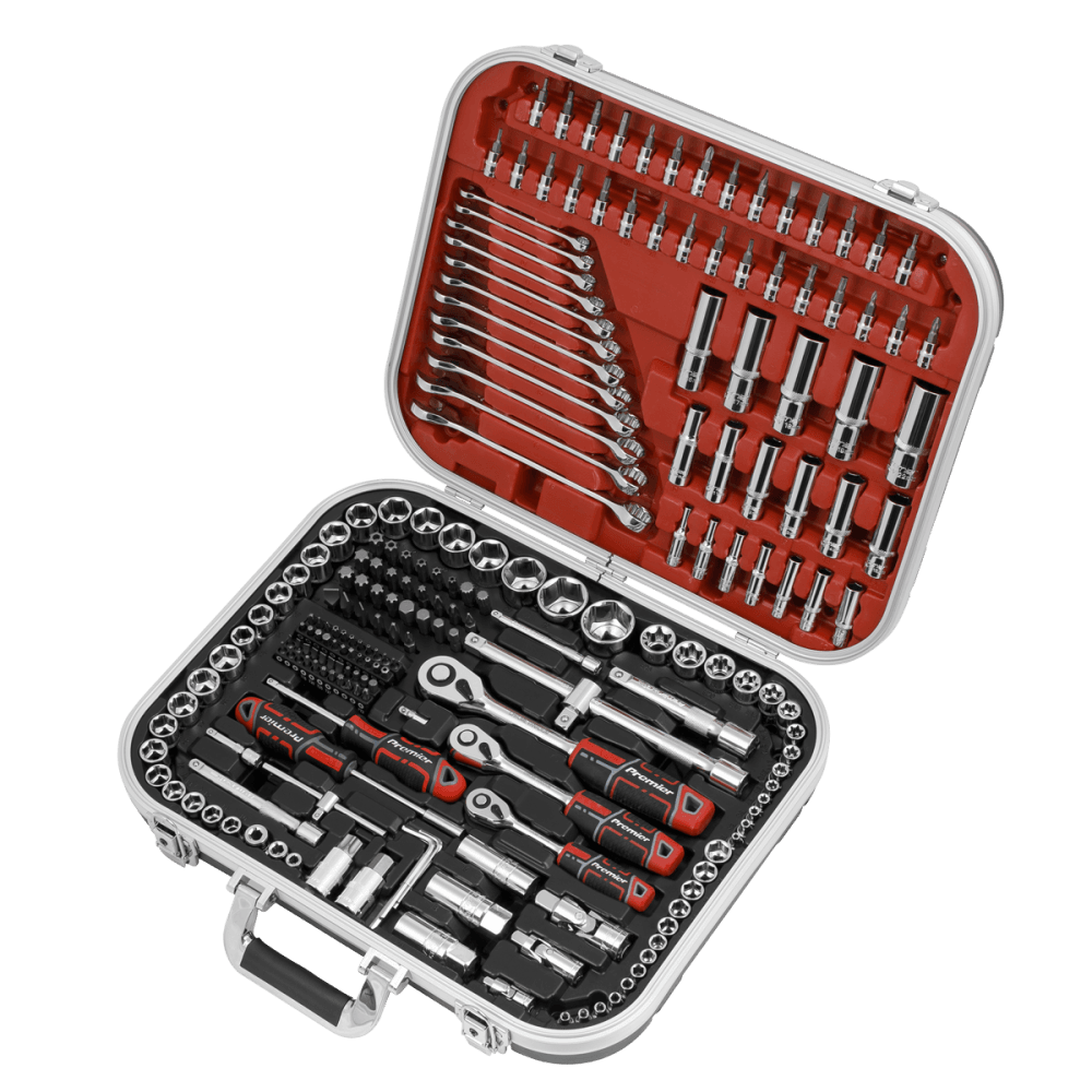 Sealey Socket Set 216pc 1/4", 3/8" & 1/2"Sq Drive WallDriveModel No - AK7982