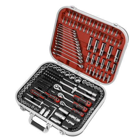 Sealey Socket Set 216pc 1/4", 3/8" & 1/2"Sq Drive WallDriveModel No - AK7982