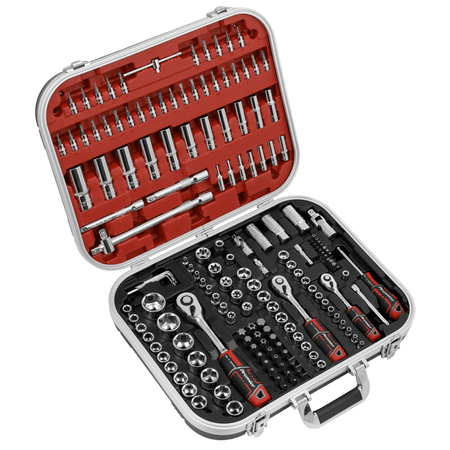 Sealey Socket Set 172pc 1/4", 3/8" & 1/2"Sq Drive WallDriveModel No - AK7981