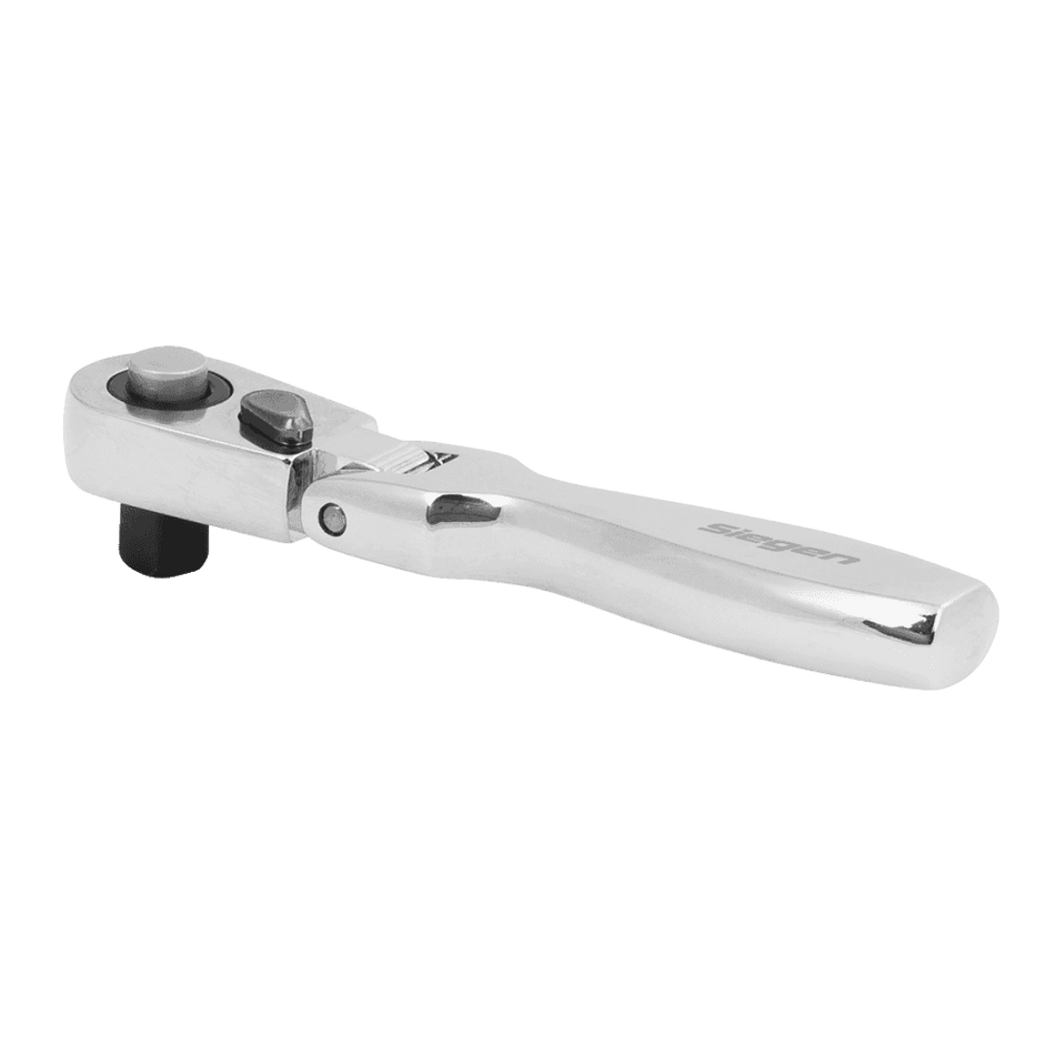 Sealey Siegen Micro Flexi-Head Ratchet Wrench 1/4"Sq Drive Model No - S01254