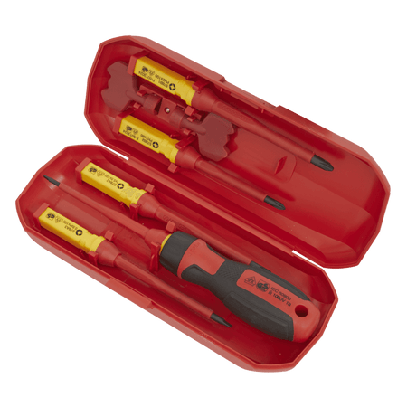 Sealey Screwdriver Set Interchangeable 8pc - VDE Approved Model No - AK61280