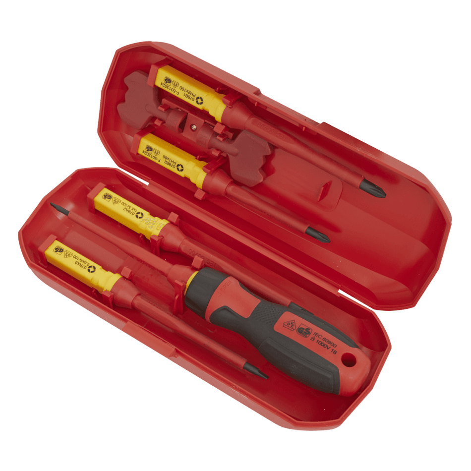 Sealey Screwdriver Set Interchangeable 8pc - VDE Approved Model No - AK61280