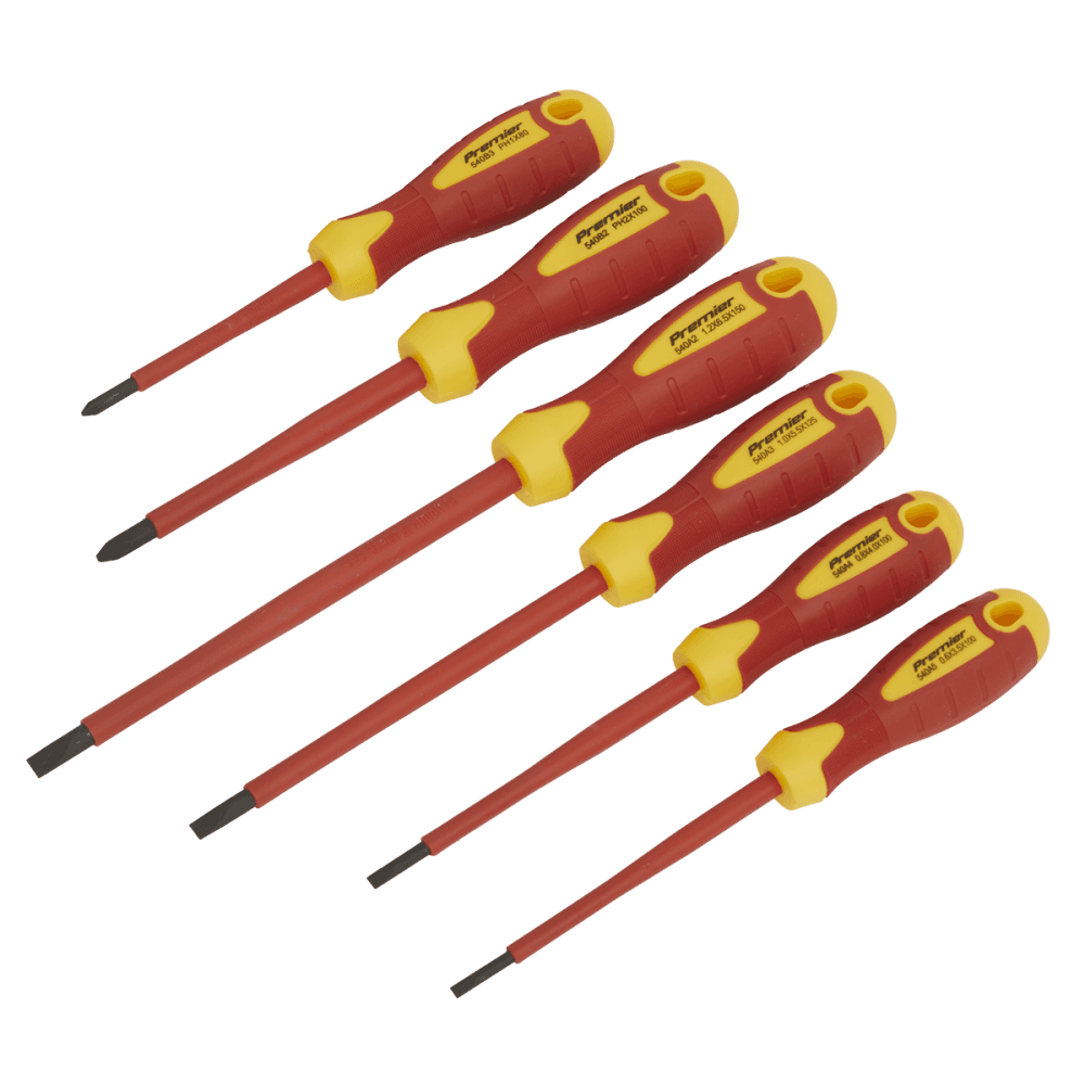 Sealey Screwdriver Set 6pc VDE Approved Model No - AK6130