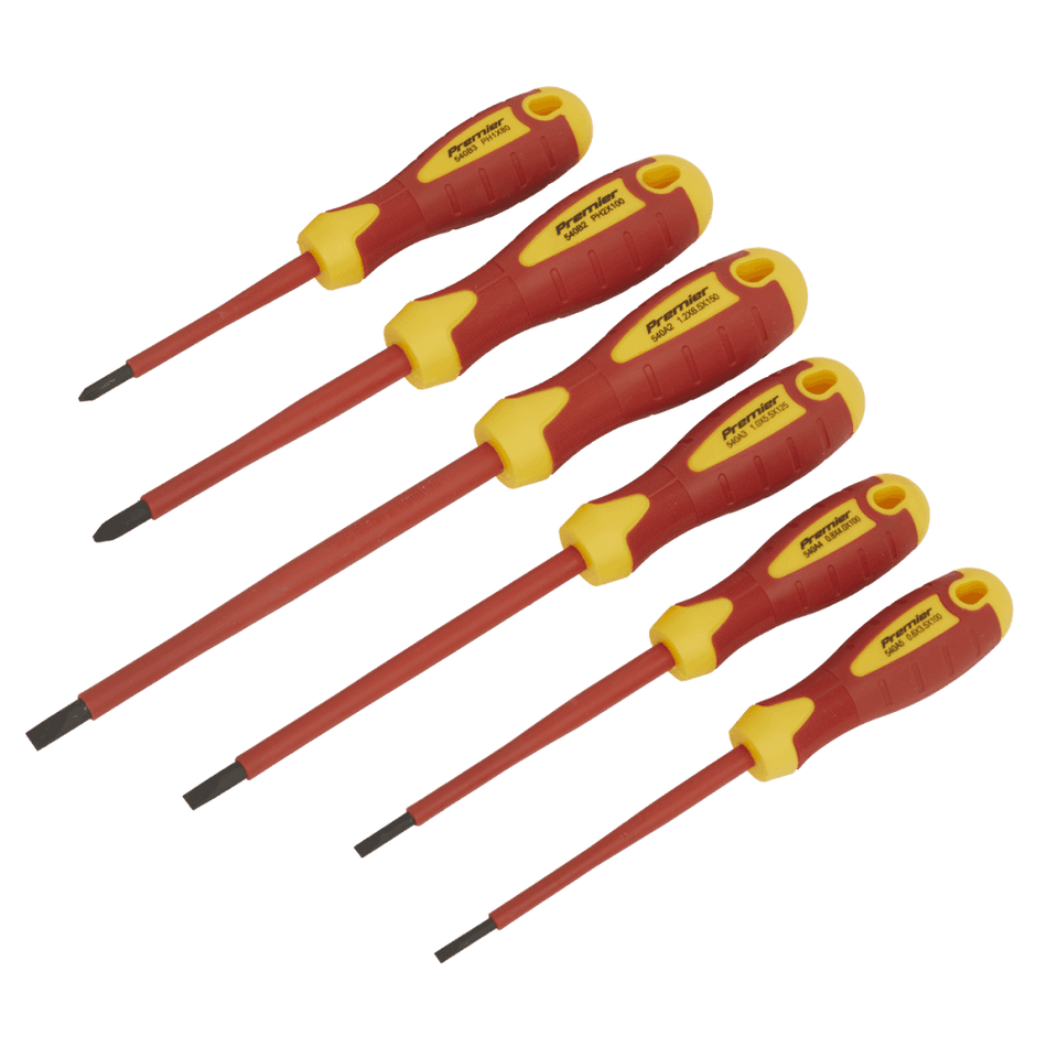 Sealey Screwdriver Set 6pc VDE Approved Model No - AK6130