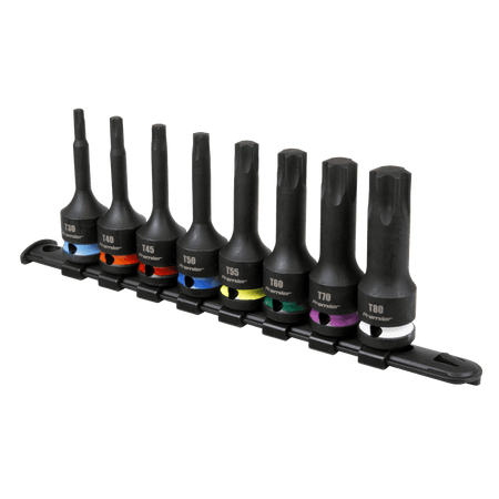 Sealey TRX-Star* Impact Socket Bit Set 8pc 1/2"Sq Drive Model No - AK56002