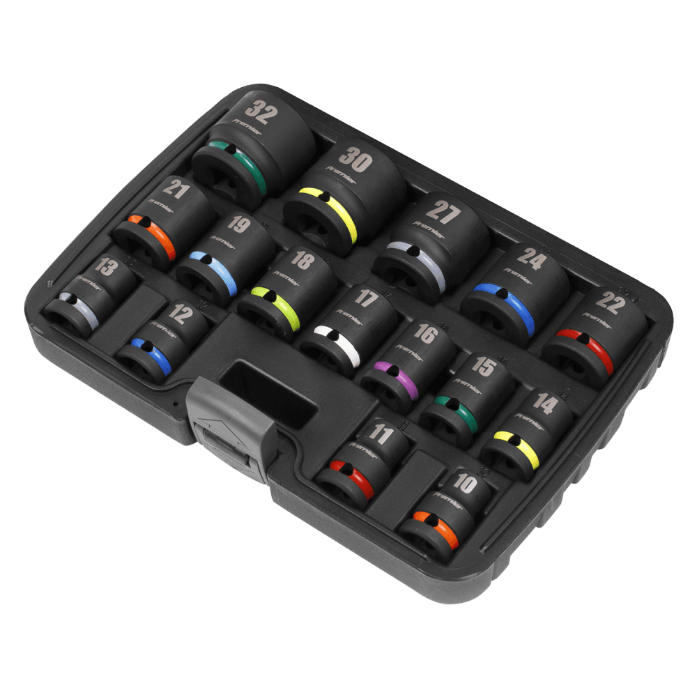 Sealey Impact Socket Set 16pc 1/2?Sq Drive Model No - AK5625M