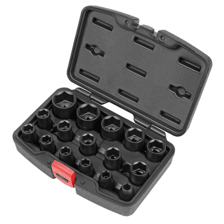 Sealey Impact Socket Set 16pc 1/2?Sq Drive Model No - AK5624M